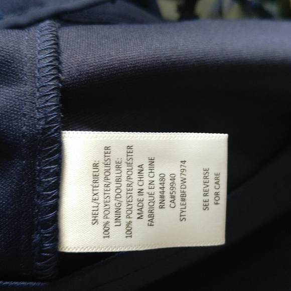 Love,fire Women cold shoulder Navy Blue Classic boho Country Flowy dress size L - Picture 13 of 14